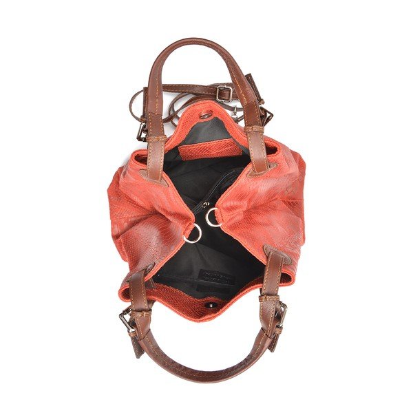 Luisa Vannini Marcelle crvena kožna torbica-image-3