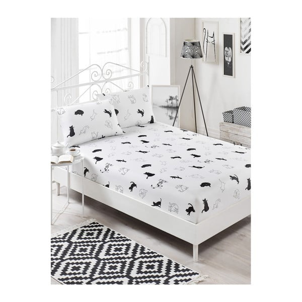 Set elastičnih plahti i 2 jastučnice za krevet za jednu osobu Garriso Ressno, 160 x 200 cm