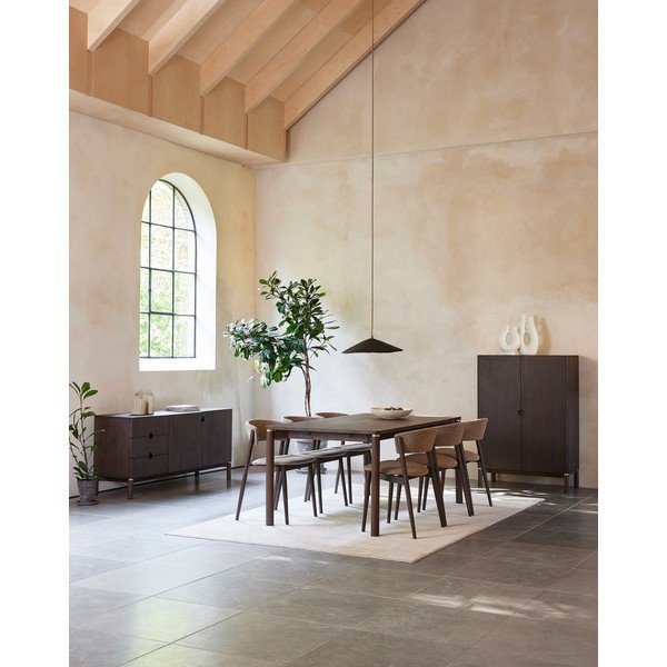 Bež/tamno smeđe metalne blagovaonske stolice u setu 2 kom Revere – Unique Furniture-image-4