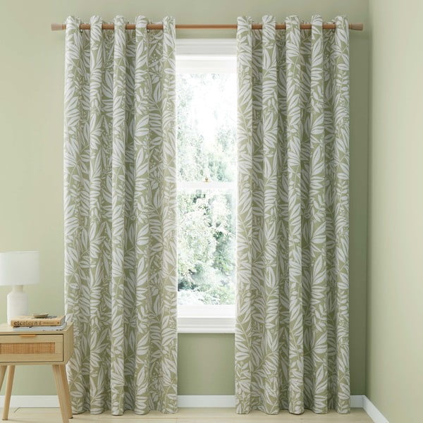 Zelene zavjese u setu 2 kom 168x229 cm Sorrel Leaves – Catherine Lansfield-image-2