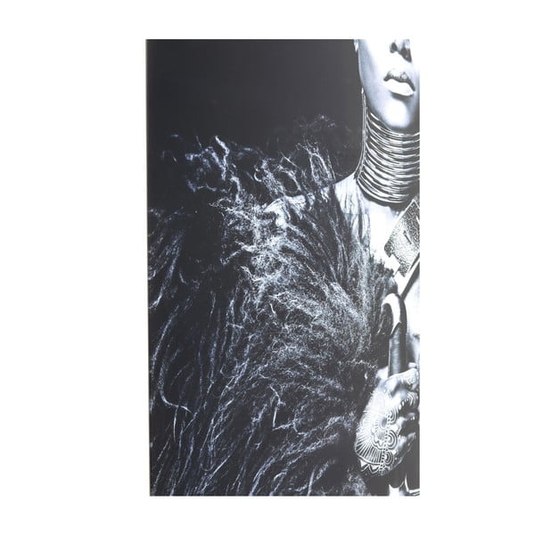 Glazirana crno-bijela slika Kare Design Lady Knight, 150 x 100 cm-image-1