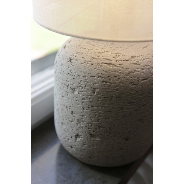 Siva stolna lampa s tekstilnim sjenilom (visina 44 cm) Montagna – Markslöjd-image-3