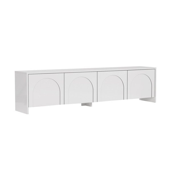 Bijela TV komoda 180x45x32 cm Aurelia – Kalune Design
