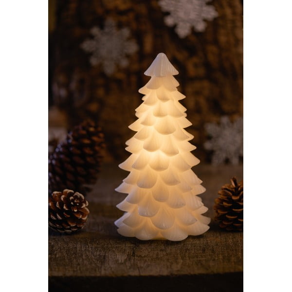 Bijeli božićni svjetlosni ukras ø 13 cm Carla – Sirius-image-1