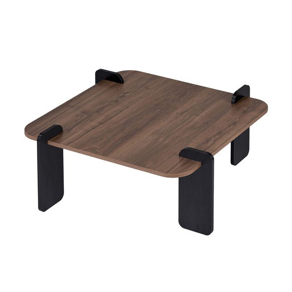 Smeđi stolić za kavu 90x90 cm Marais – Nordure-image-4