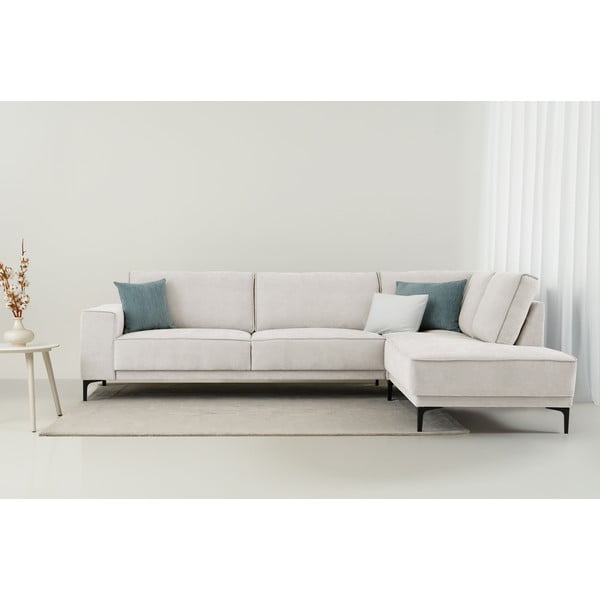 Krem kutna garnitura (s desnim kutom) Copenhagen – Scandic-image-1