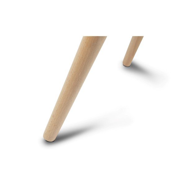 Bijeli stolić s nogama od bukovine Furnhouse Fly, 75 x 43 cm-image-3