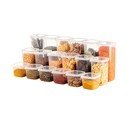 Posude za namirnice u setu 18 kom za čuvanje hrane Fresco – Hermia