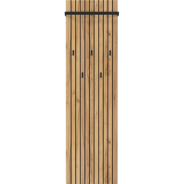 Zidna vješalica u dekoru hrasta u prirodnoj boji 46 cm Libbiano – Germania