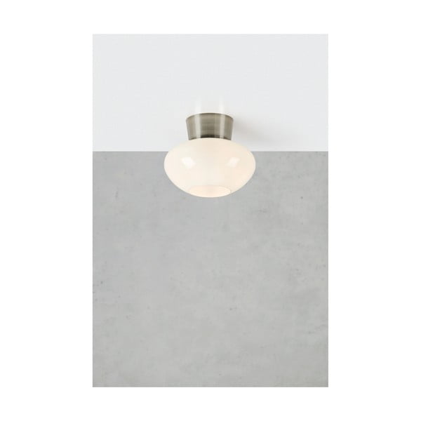 Bijela/u srebrnoj boji stropna svjetiljka sa staklenim sjenilom Malaga – Markslöjd-image-1