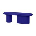 Plava vunena podstavljena klupa Rull – noo.ma