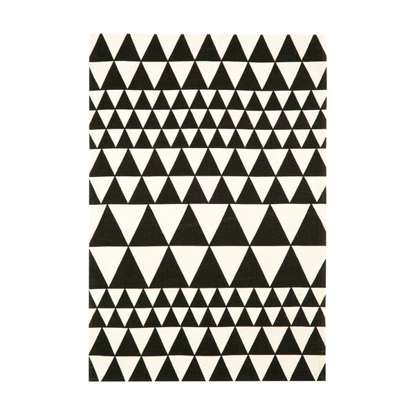 Crno-bijeli tepih Asiatic Carpets Triangles, 160 x 230 cm