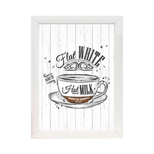 Slika 24x29 cm Flat White - Wallity