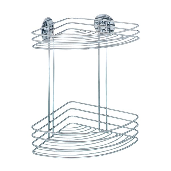 Samostojeća dupla kutna polica Wenko Turbo-Loc, 20 x 26,5 cm-image-1