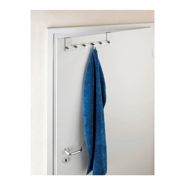 Metalna vješalica za vrata srebrne boje 39 cm Celano - Wenko-image-4