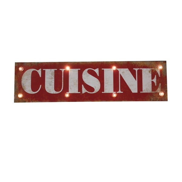 Svjetleći natpis Antic Line Cuisine, 60 x 30 cm