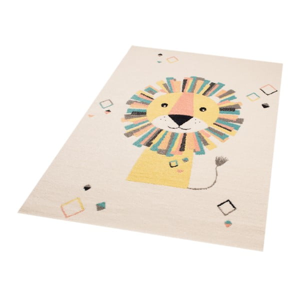 Bež krem dječji smeđi tepih Zala Living Lion, 120 x 170 cm-image-1