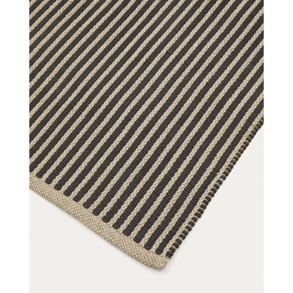 Crni/bež vanjski tepih 160x230 cm Satanca – Kave Home-image-3