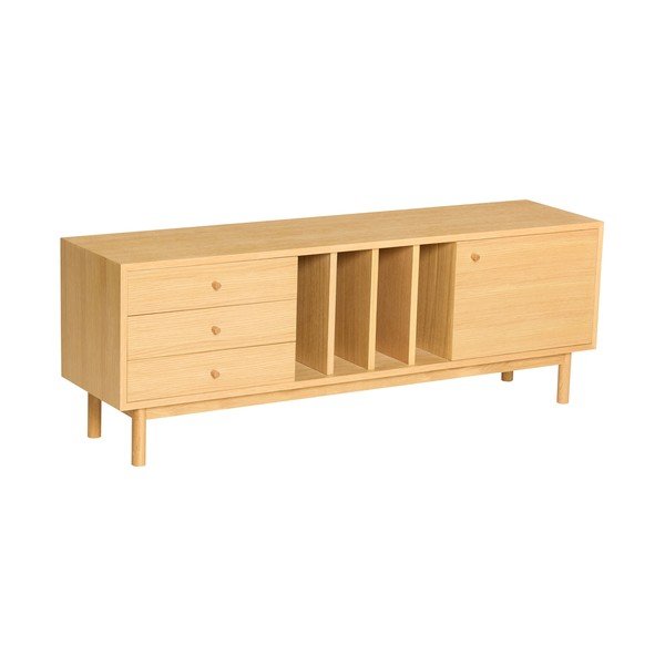 Komoda u dekoru hrasta u prirodnoj boji 140x50x37 cm Nobby – Hübsch