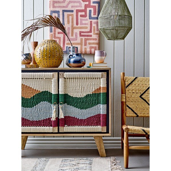 Niska komoda od drveta manga 93x80 cm Sedik - Bloomingville-image-2