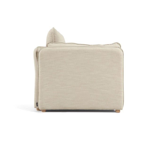 Sklopiva sofa sivo-bež 210 cm Tanit – Kave Home-image-3