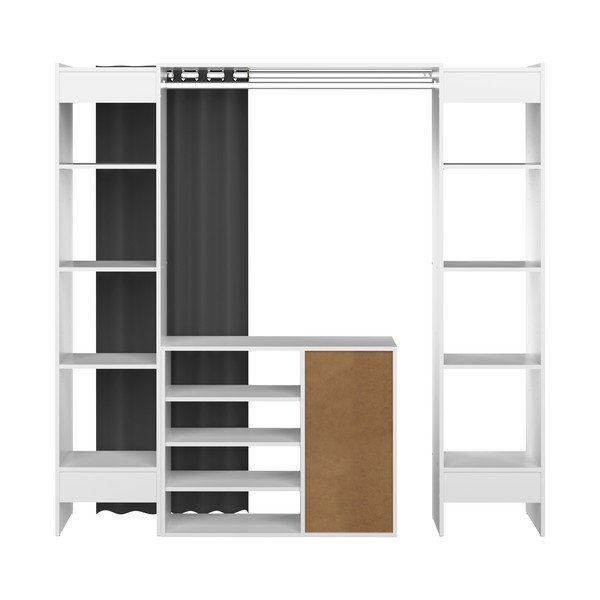 Crno bijeli ormar 185x182 cm Tom - TemaHome -image-3