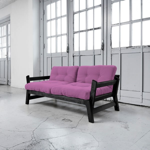 Varijabilna sofa Karup Step Black / Taffy Pink