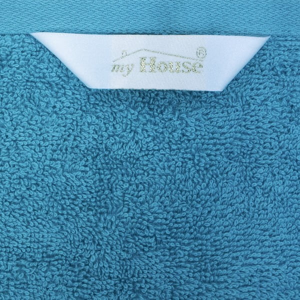 Plavi pamučan ručnik 50x100 cm Darwin – My House-image-3