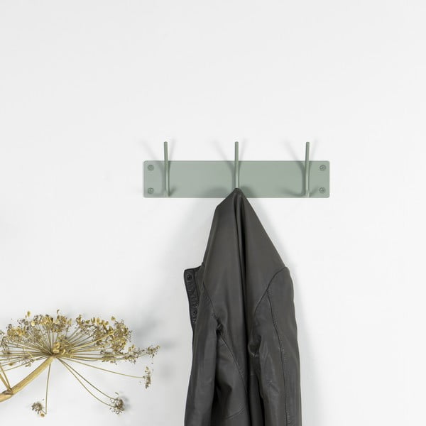 Prljavo zelena metalna zidna vješalica 40 cm Fusion – Spinder Design-image-3