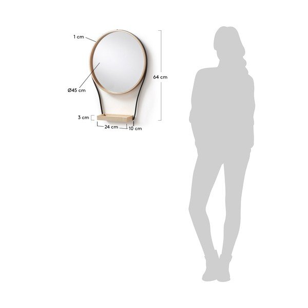 Zidno ogledalo Kave Home Barlow-image-2