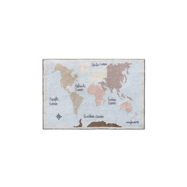 Periv/ručno rađen pamučan dječji tepih 140x200 cm Vintage Map – Lorena Canals
