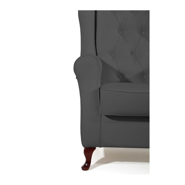 Antracit siva fotelja Max Winzer Lex-image-4