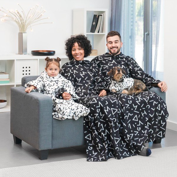 Bijela dekica za bebe s rukavima InnovaGoods Snug Symbols Kangoo-image-1