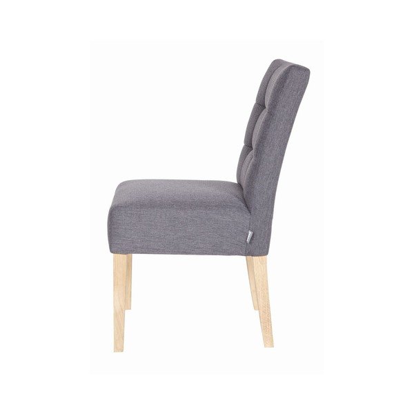 Set od 2 sive drvene stolice WOOOD Tijmen-image-3