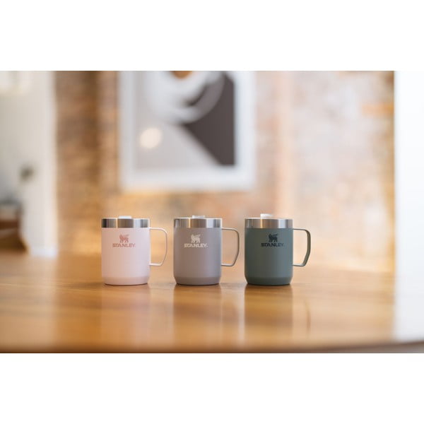 Svijetlo ružičasta termo šalica od nehrđajućeg čelika 230 ml Stay-Hot Camp Mug Rose Quartz – Stanley-image-4