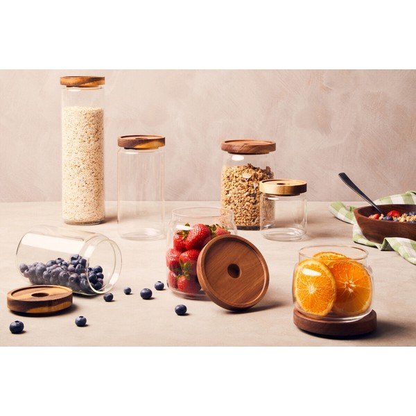 Staklena posuda za namirnice za čuvanje hrane Tromso – Premier Housewares-image-1