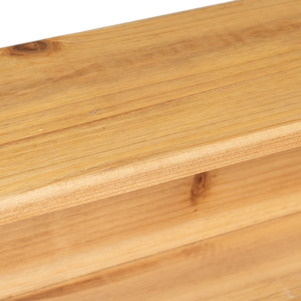 Polica za fotografije od masivne topole u prirodnoj boji 60 cm Aspen – Casa Selección-image-4