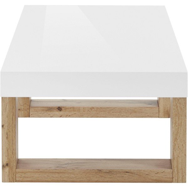 Bijeli stolić za kavu 60x120 cm Solid – Støraa-image-2