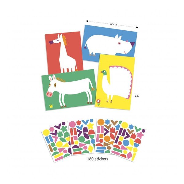 Art set Djeco Šareni oblici-image-1