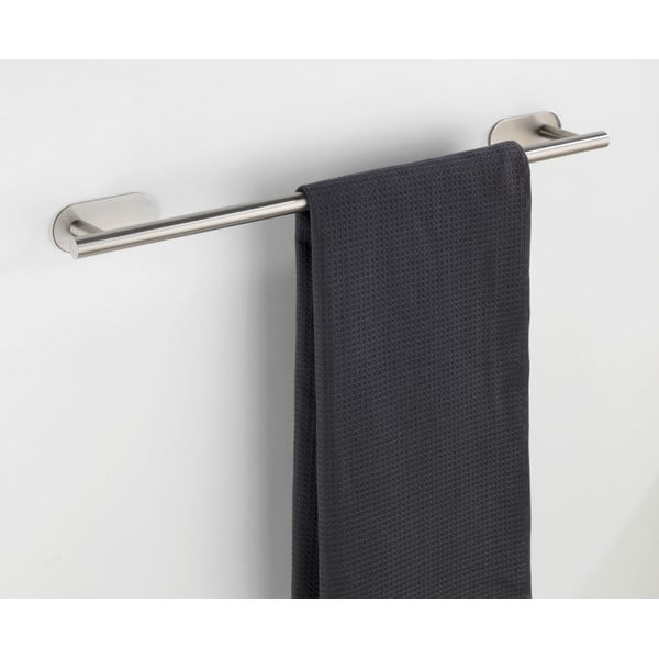Samoljepljiv držač za ručnike od nehrđajućeg čelika u mat srebrnoj boji Orea Uno – Wenko-image-1