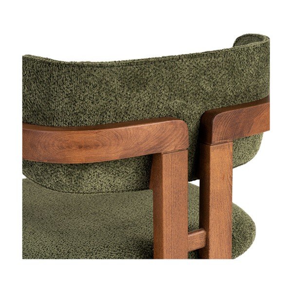 Tamno zelena blagovaonska stolica s naslonima za ruke Toscana – Kalune Design-image-4