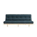 Kauč na rasklapanje Karup Design Lean Raw Petrol Blue