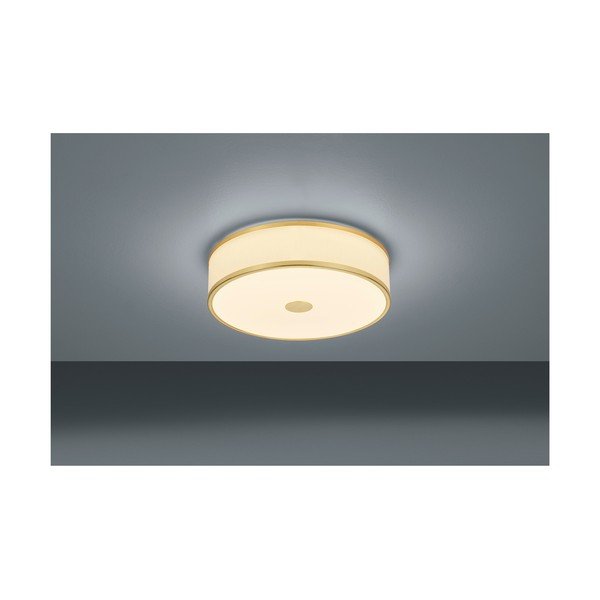 Stropna LED svjetiljka Trio Agento u zlatnoj boji, ø 40 cm-image-1