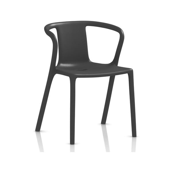 Antracit siva trpezarijska stolica s Magis Air naslonima za ruke