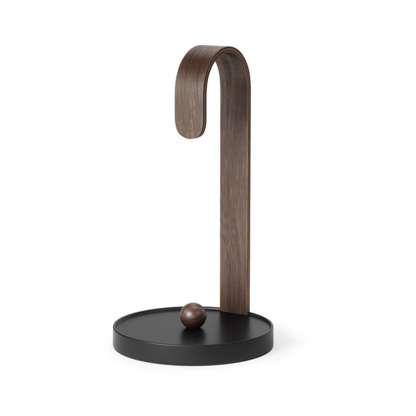 Crni drveni stalak za papirnate ručnike ø 17 cm Bellwood – Umbra