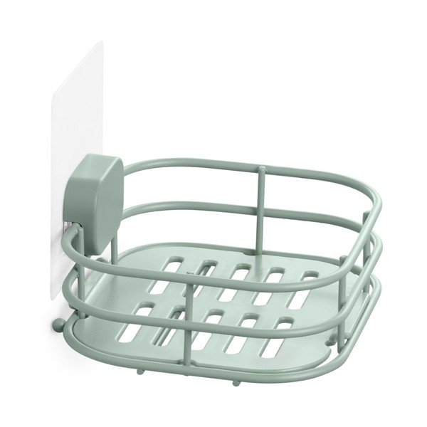 Mentol zelena metalna samoljepljiva posuda za sapun Grena – Compactor-image-4