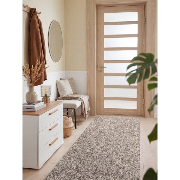 Siva periva staza 80x240 cm Rocco Taupe – Elle Decoration-image-1