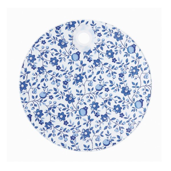 Daska za rezanje od kaljenog stakla Kitchen Craft Floral Pattern, 24 cm