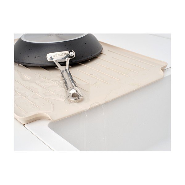 Bež metalni dvoetažan ocjeđivač za posuđe 42x51 cm – Brabantia-image-3