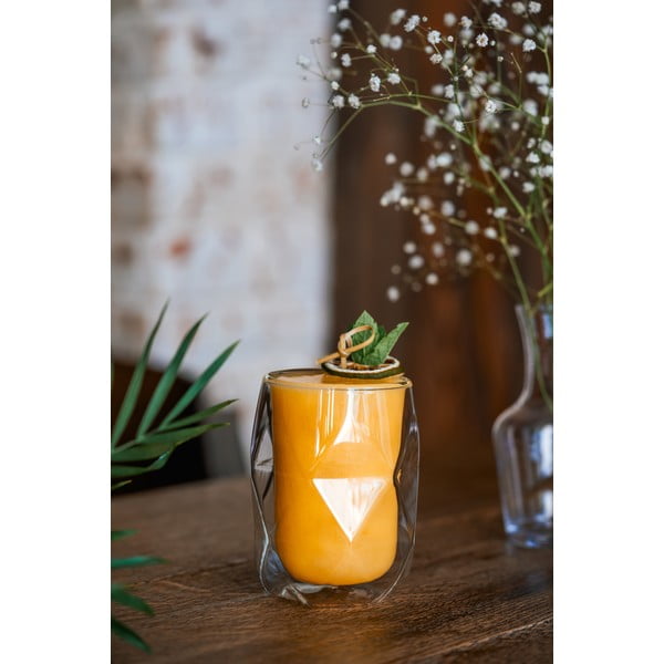 Set od 2 čaše za kavu s dvostrukim stijenkama Vialli Design Geo, 250 ml-image-4